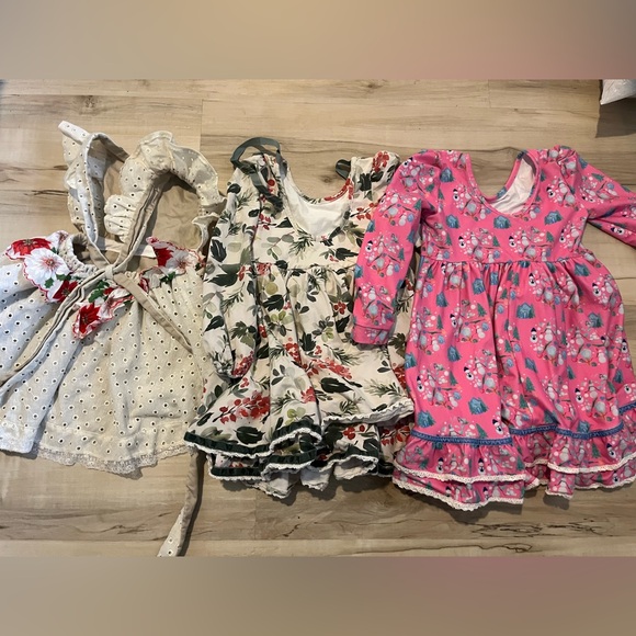 Girls’ 4-6 Christmas clothing lot - Picture 7 of 10